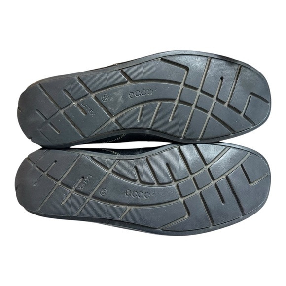 Ecco Moc Classic Black Leather Driving Loafers Men’s Size 9.5 / 43 Slip On main image 8